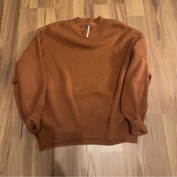 Free People Sweaters - Free People Warm Rust Oversized Sweater